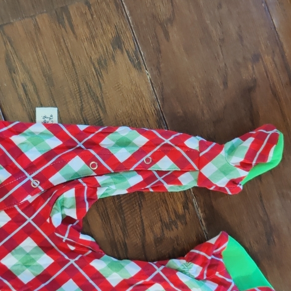 Kozi and co bamboo Christmas footie pajamas - Picture 3 of 5